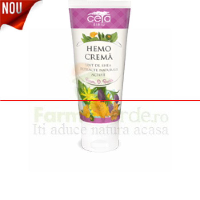Crema Hemo Unt Shea & Extacte Naturale Active 50 ml Ceta Plafar