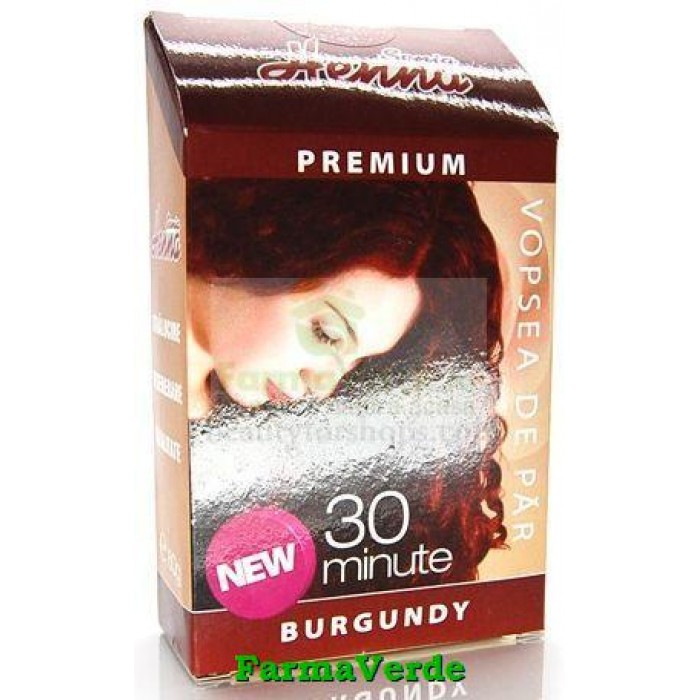 Henna Premium Sonya Colorant Pentru Par Burgundy 60 gr