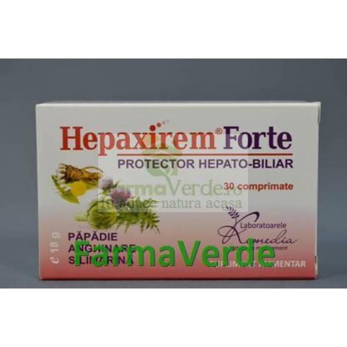 Hepaxirem Forte 30 cpr Laboratoarele Remedia