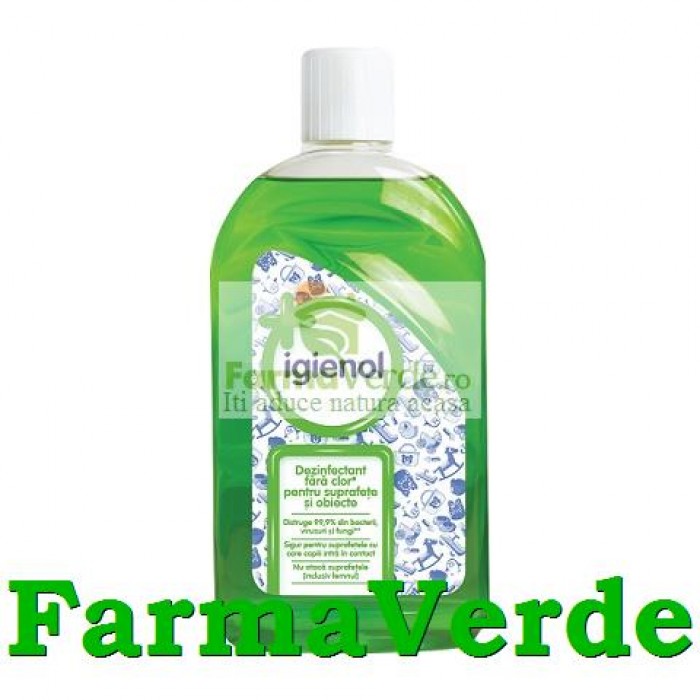 Igienol dezinfectant universal fara clor Verde 1L Igienol