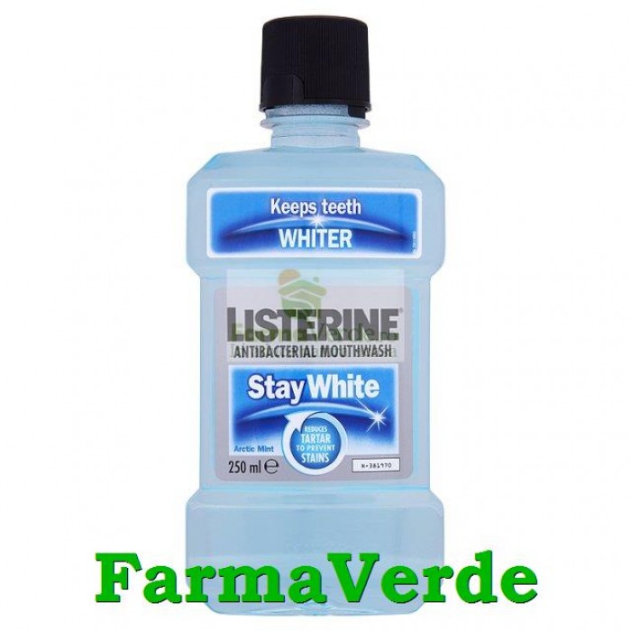 Listerine Apa de Gura Stay White 250 ml Johnson