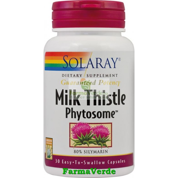 Milk Thistle Phytosome 30 Cpr Solaray Secom