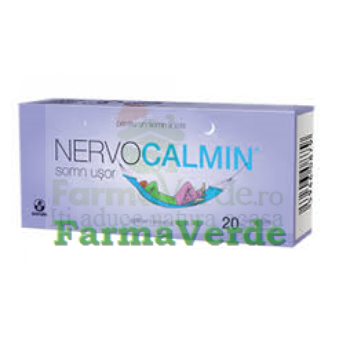 Nervocalmin Somn Usor 20 capsule Biofarm