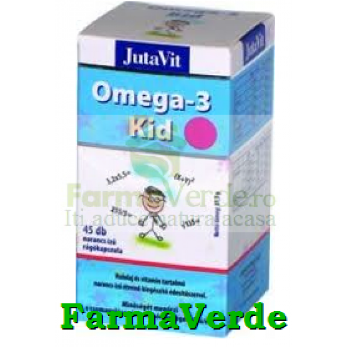 Omega 3 Kid pentru copii 45 capsule masticabile Magnacum Med