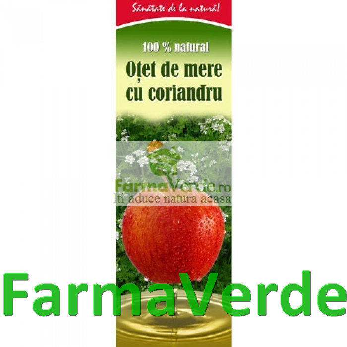 Otet de mere cu Coriandru 250 ml VitaPlant