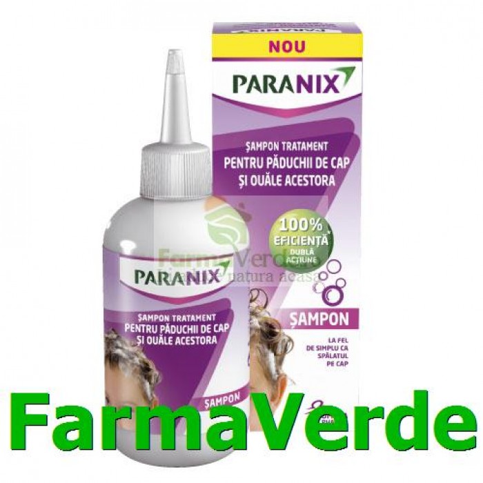 Paranix Sampon tratament pentru paduchii de cap si ouale lor Hipocrate Omega Pharma