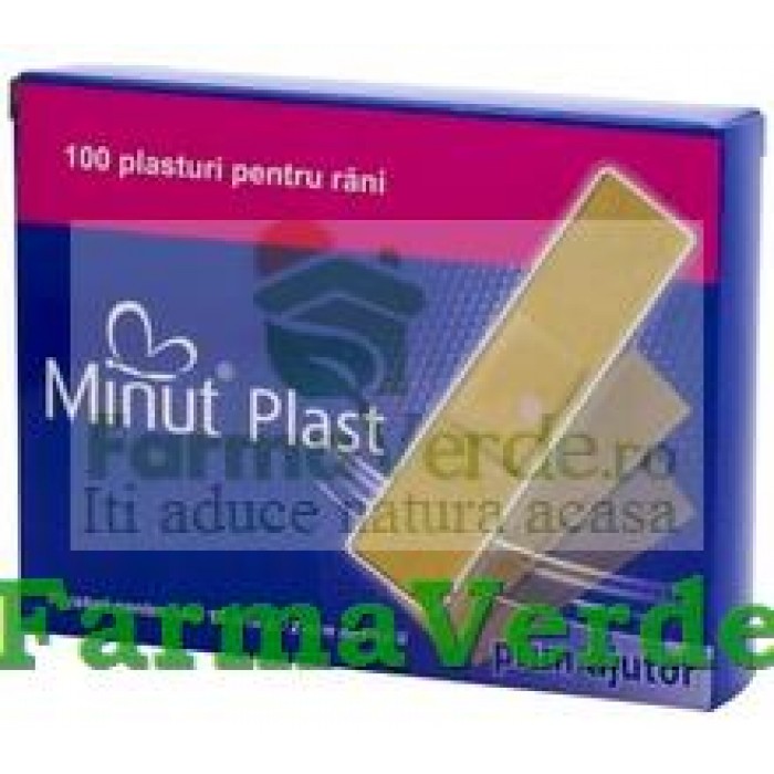 Plasturi Prim Ajutor 19x72 100 buc Minut Vision Trading