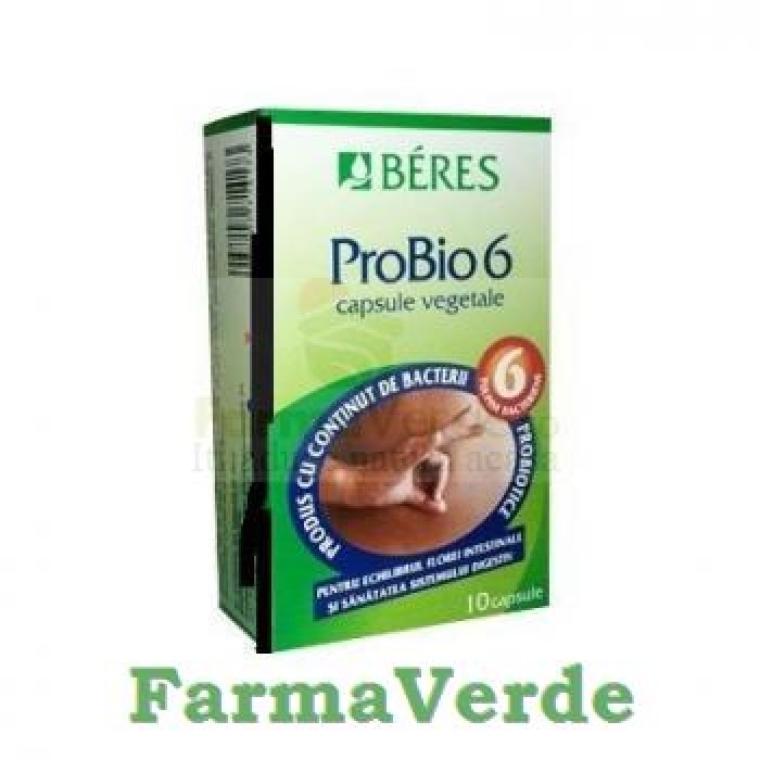 ProBio 6 bacterii probiotice 30 Capsule Vegetale Beres