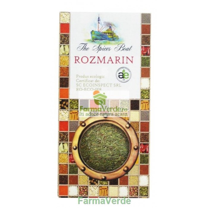 Condiment Rozmarin 35 Gr Bio Longevita Solaris Plant