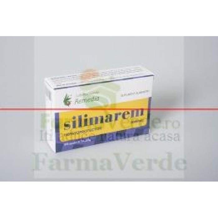SILIMAREM 1000 mg Hepatoprotector 30 capsule Remedia