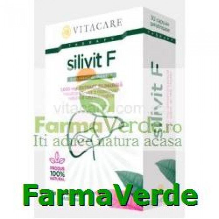 Silivit F Hepatoprotector 33% REDUCERE!! 90 capsule Vita Care