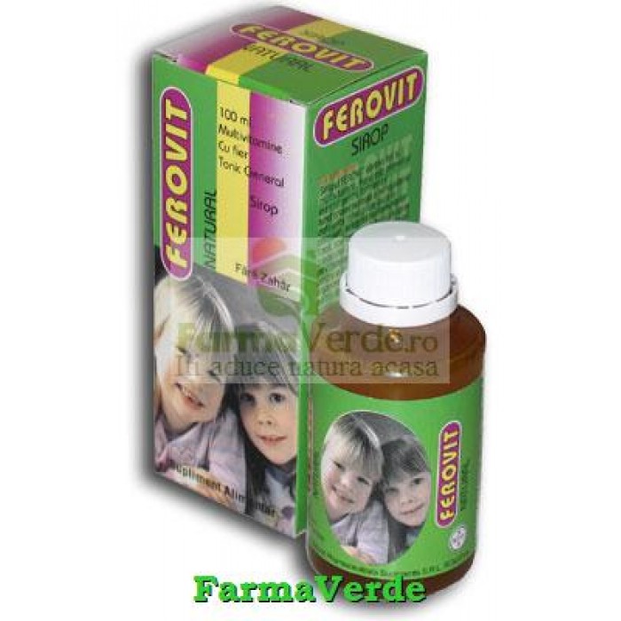 FEROVIT Natural Sirop Fara Zahar 100 ml Natural Pharmaceuticals
