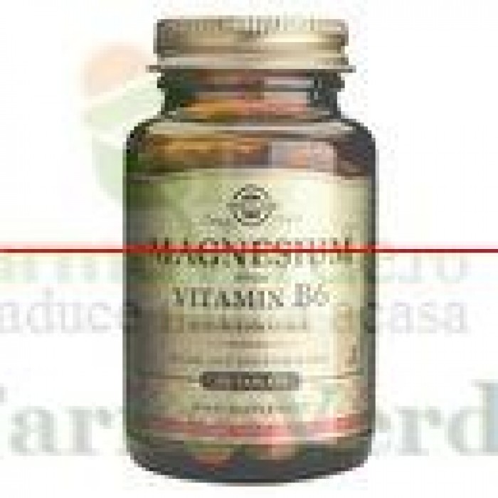 Solgar Magneziu cu vitamina B6 100 comprimate