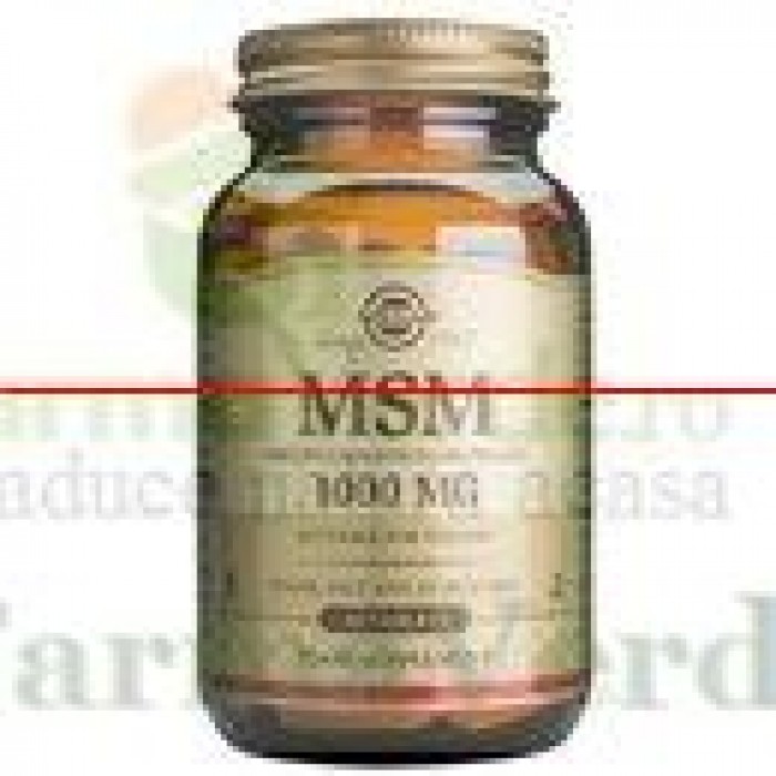 Solgar MSM 1000 mg Metilsulfonilmetan 60 tablete