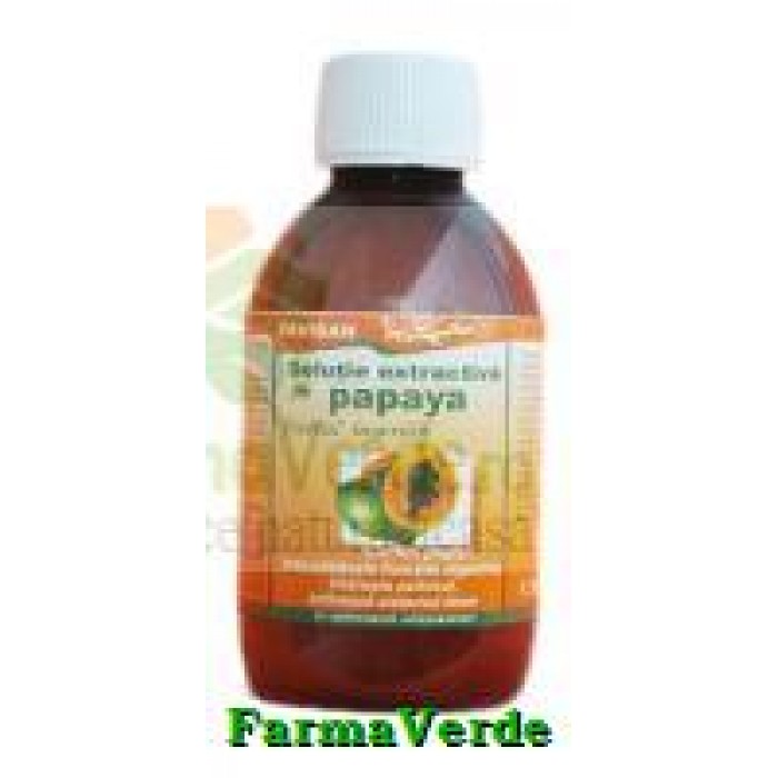 Solutie extractiva de papaya 200 ml Favisan