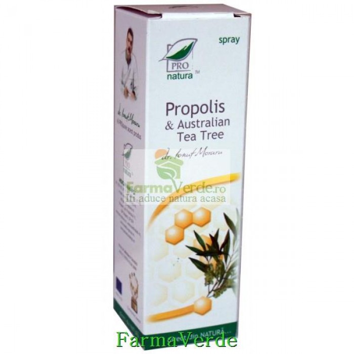 Spray Propolis si Australian Tee Trea 50 ml Medica Pronatura