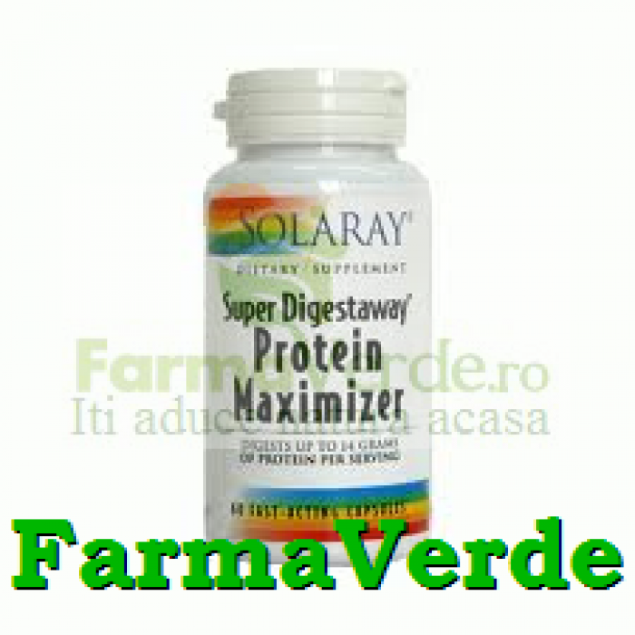 Super Digestaway Protein Maximizer 60cps Solaray Secom