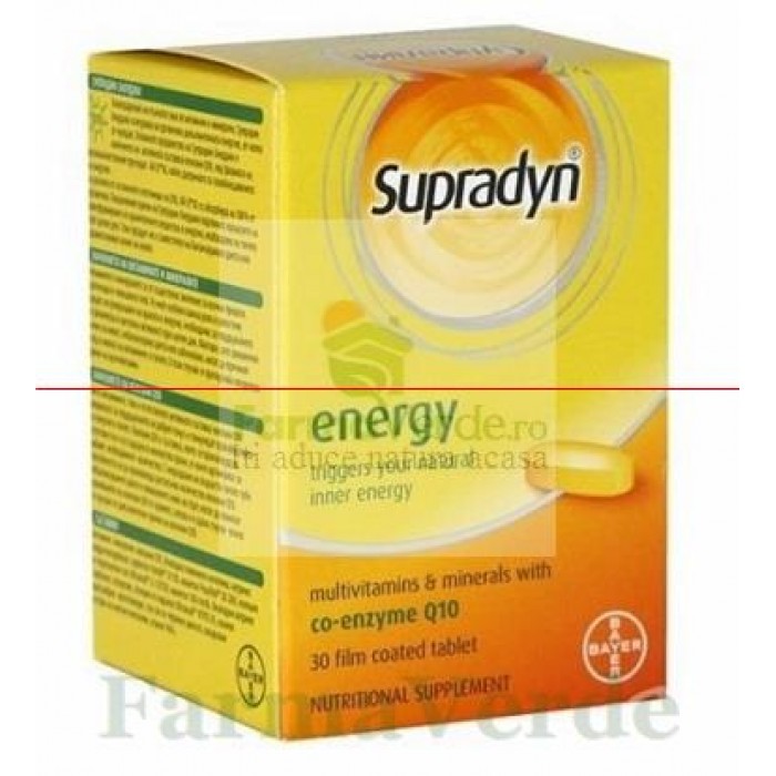 Supradyn Energy Q10 Energie Maxima! 30 comprimate Bayer