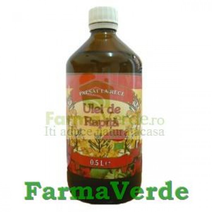 Ulei din seminte de Rapita 100% natural 500 ml Herbavit
