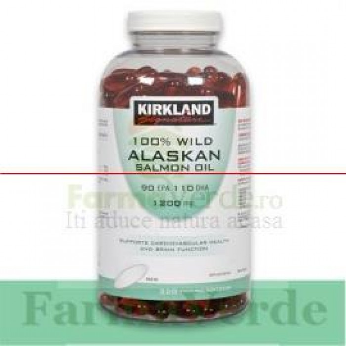 Ulei de somon salbatic Alaska 1200 mg Organic Bio Canada