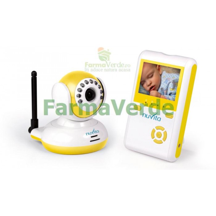 Video interfon digital Copii,Bebelusi Portabil Ecran 2,4 Nuvita