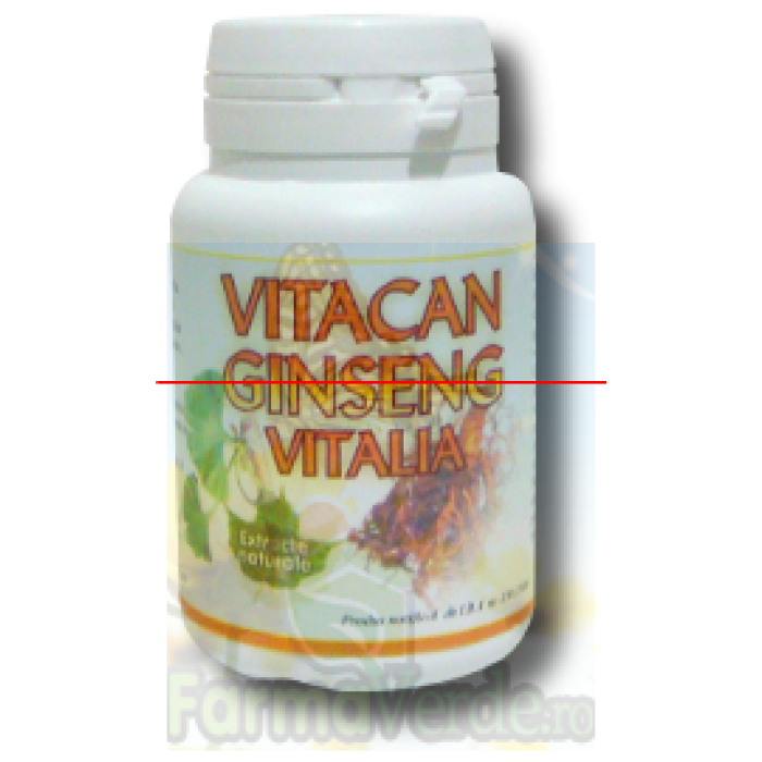 Vitacan GINSENG 400mg 30 capsule Tonic General  Vitalia K Pharma