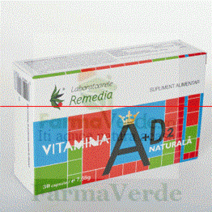VITAMINA A+D2 NATURALA 30 capsule Remedia
