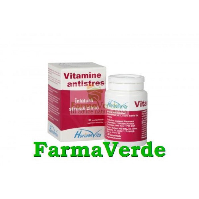 Vitamine Antistres 30 cpr HorizonVita