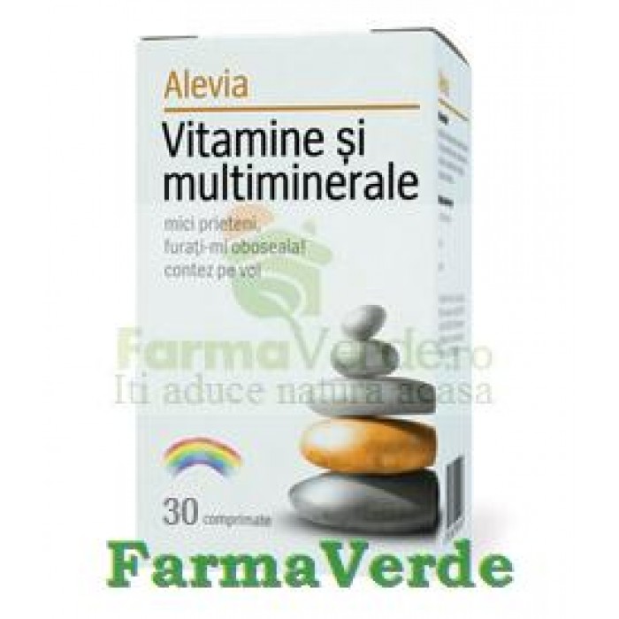 Vitamine si Multiminerale 30 cpr Alevia