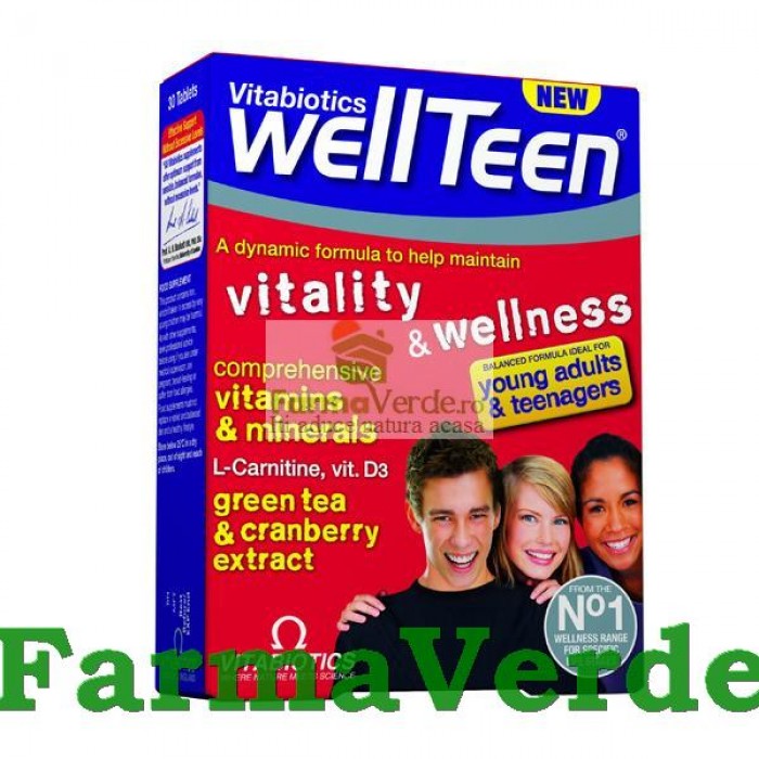 Wellteen 30 tablete Vitabiotics