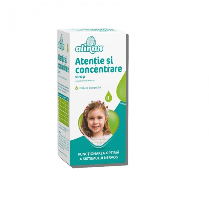ALINAN ATENTIE SI CONCENTRARE SIROP (fost BioCebral Sirop 150 ml) Fiterman Pharma