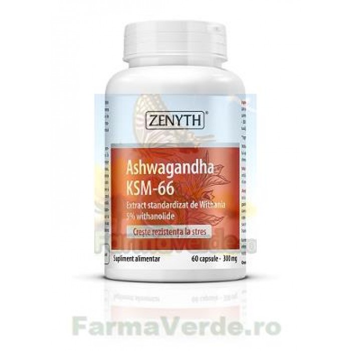 Ashwaghanda KSM-66 300 mg 60 capsule ZENYTH PHARMA