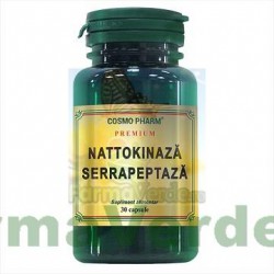 Nattokinaza Serrapeptaza 30 capsule COSMOPHARM PREMIUM