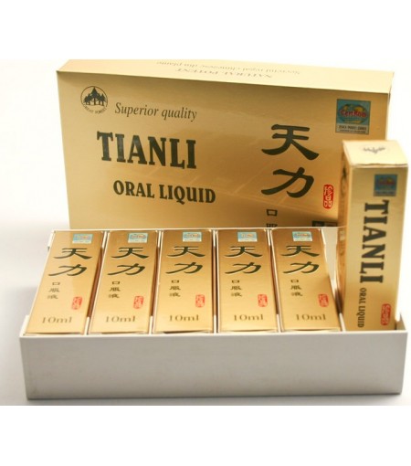 TianLi Original UltraPower Potenta Maxima! 6 Fiole Capac Auriu Set Sanye