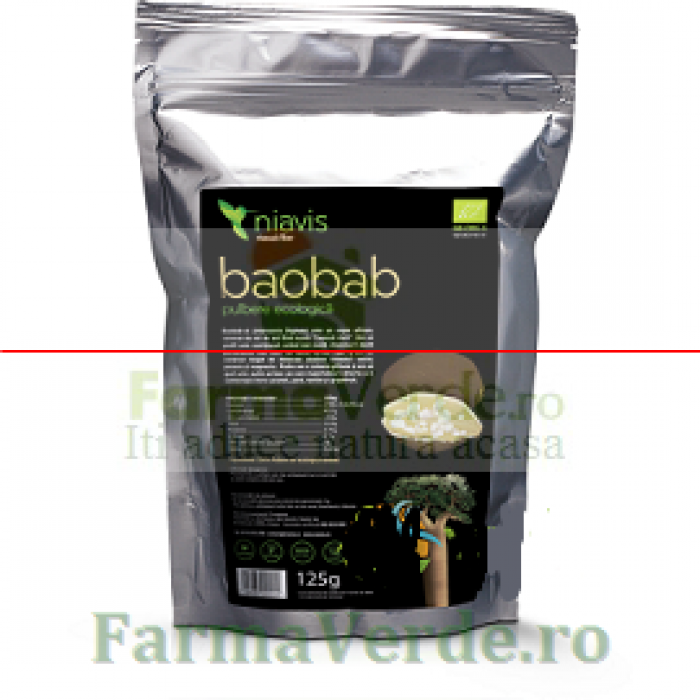 Baobab Pulbere Ecologica/Bio 125 gr Niavis