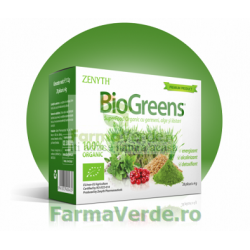 BioGreens SuperFood Vegan cu lastari,alge si germeni 100 gr Zenyth Pharmaceuticals