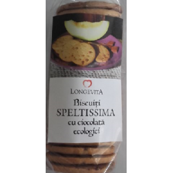 Biscuiti Speltissima cu Ciocolata Ecologici 200 gr Longevita Solaris