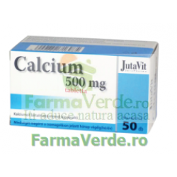 ​Calciu 500 mg​+Vitamina D3 50 tablete Jutavit Magnacum Med