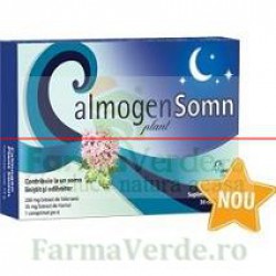 Calmogen Plant Somn 30 capsule Insomnie Hipocrate Omega Pharma