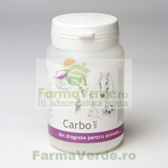 Carbo VET (Uz Veterinar Toate Speciile de Animale) 60 capsule Medica ProNatura