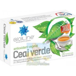 Ceai Verde 500 mg 30 comprimate ACHelcor