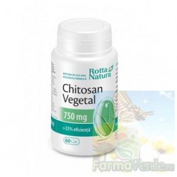 Chitosan vegetal 750 mg 60 capsule Rotta Natura