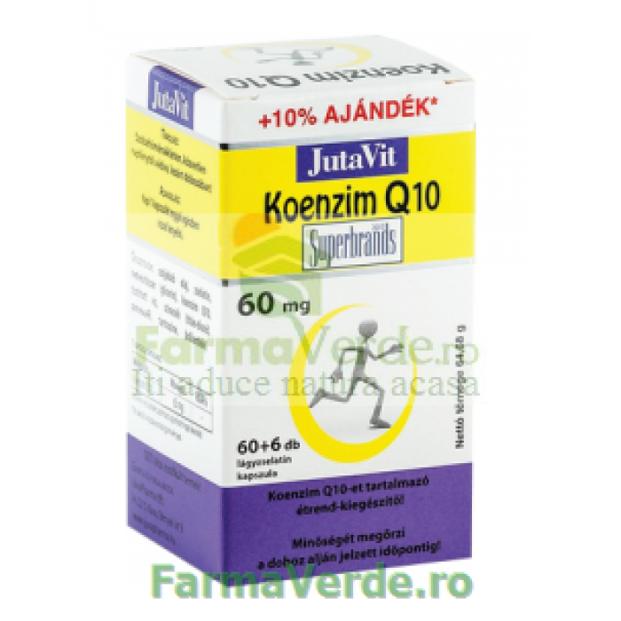 COENZIMA Q10 + VITAMINA E Jutavit 60 mg 66 capsule moi Magnacum Med