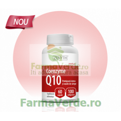 Coenzima Q10 100 mg 60 capsule protejeaza  inima ZENYTH PHARMACEUTICALS