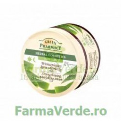 Crema faciala fortifianta si nutritiva cu extract de aloe EP63  Green Pharmacy Cosmetica Verde