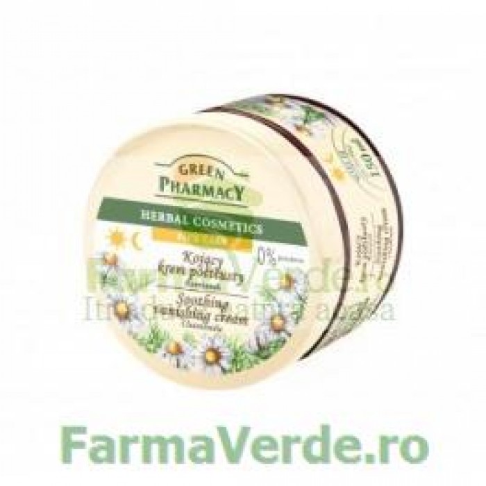 Crema faciala calmanta cu extract de musetel 150 ml EP60  Green Pharmacy Cosmetica Verde