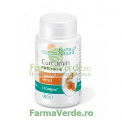Curcumin Forte Turmeric Extract 500  mg 30 capsule Rotta Natura