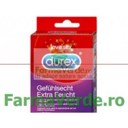 DUREX Prezervative Extra Feucht 3 bucati