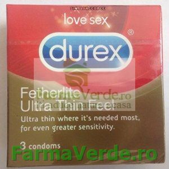 DUREX FETHERLITE ULTRA THIN FEEL Prezervative 3 Bucati