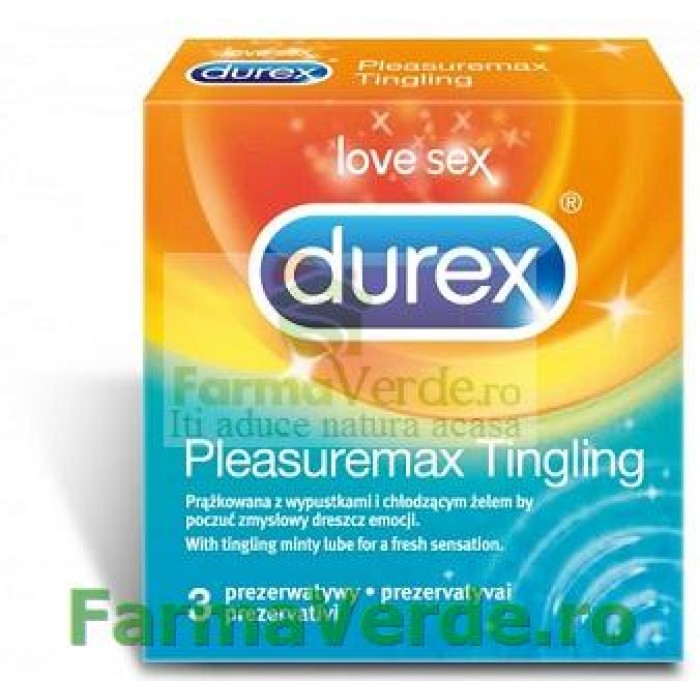 Durex Pleasuremax Tingling Prezervative 3 bucati